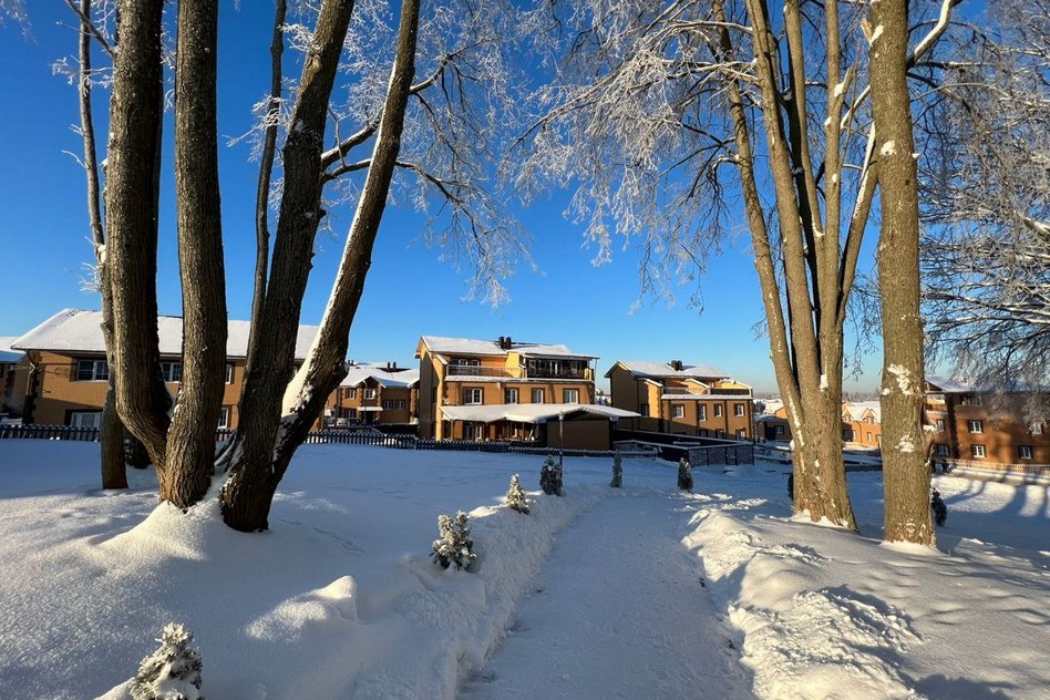 Зима в Подмосковье, загородная жизнь в доме, в Дмитровском районе